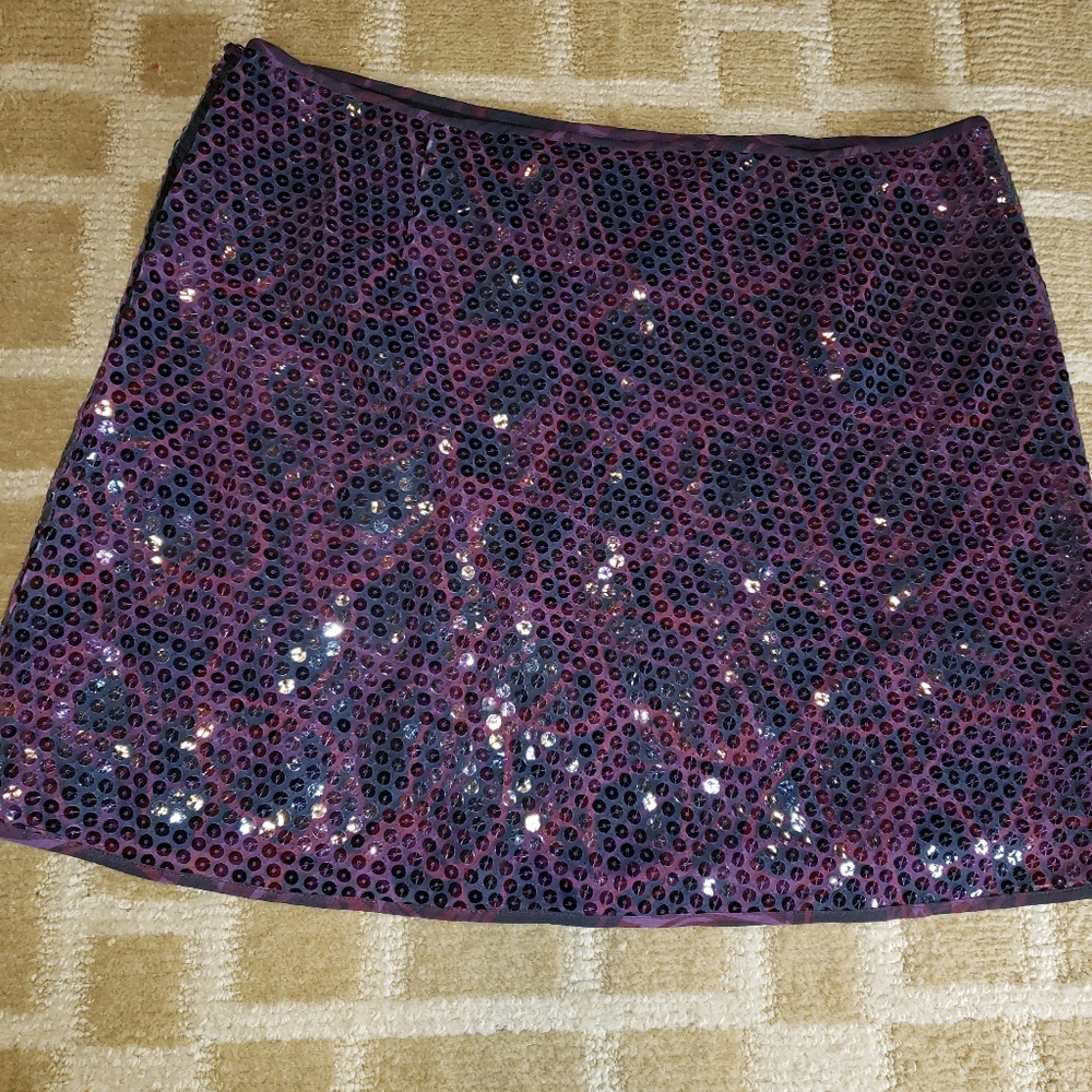 Kirkland sequins  purple  skirt